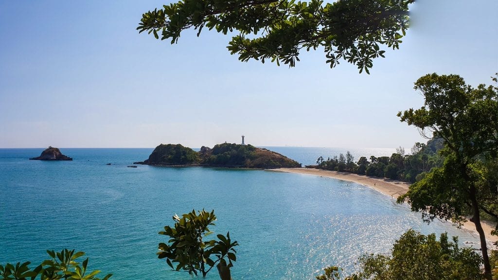 Top view of Mu Ko Lanta National Park