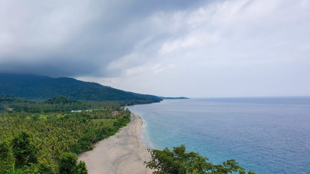 Top View of Senggigi Beach