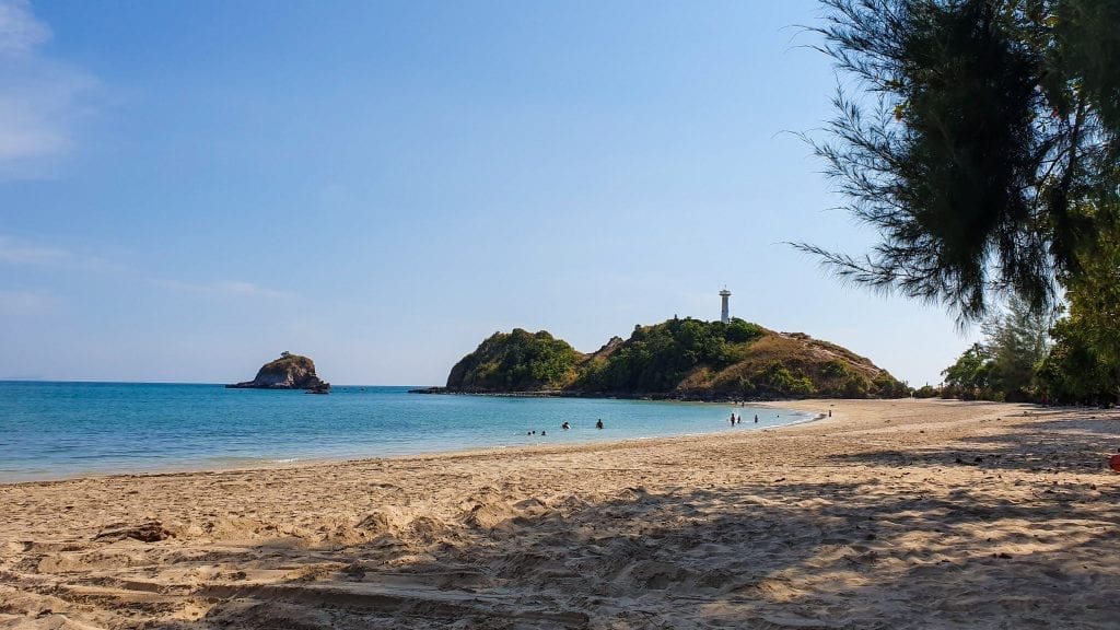 Sand Beach - one of the Twin Beaches in lanta national park