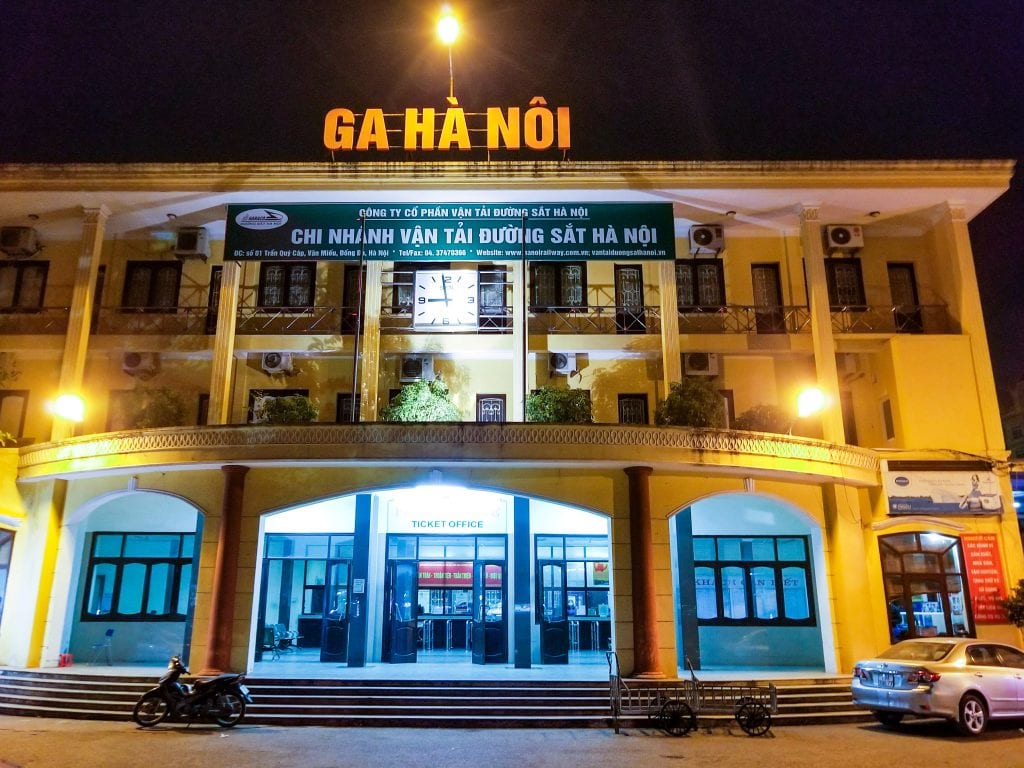 Hanoi Train Station in Vietnam