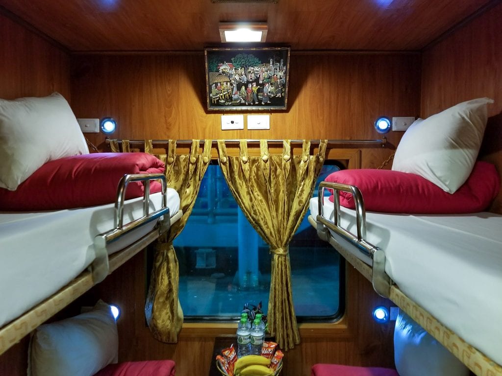 Inside a Train from Hanoi to Sapa