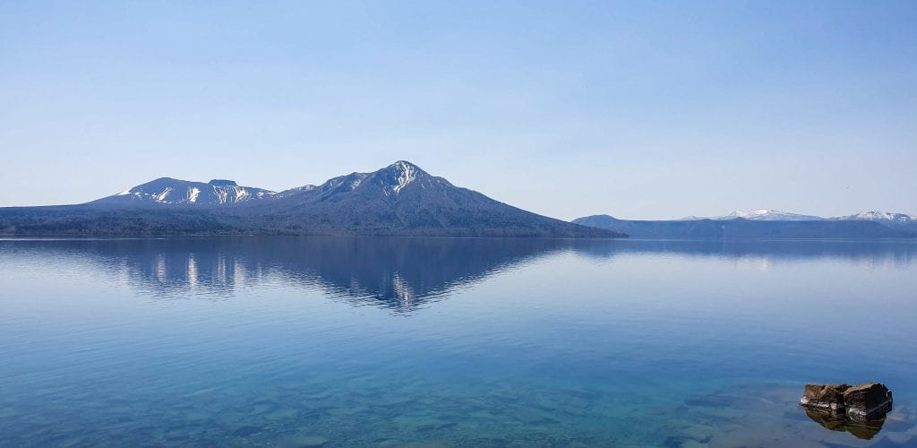 Lake Shikotsu in Hokkaido is a wonderful day trips from Sapporo. 