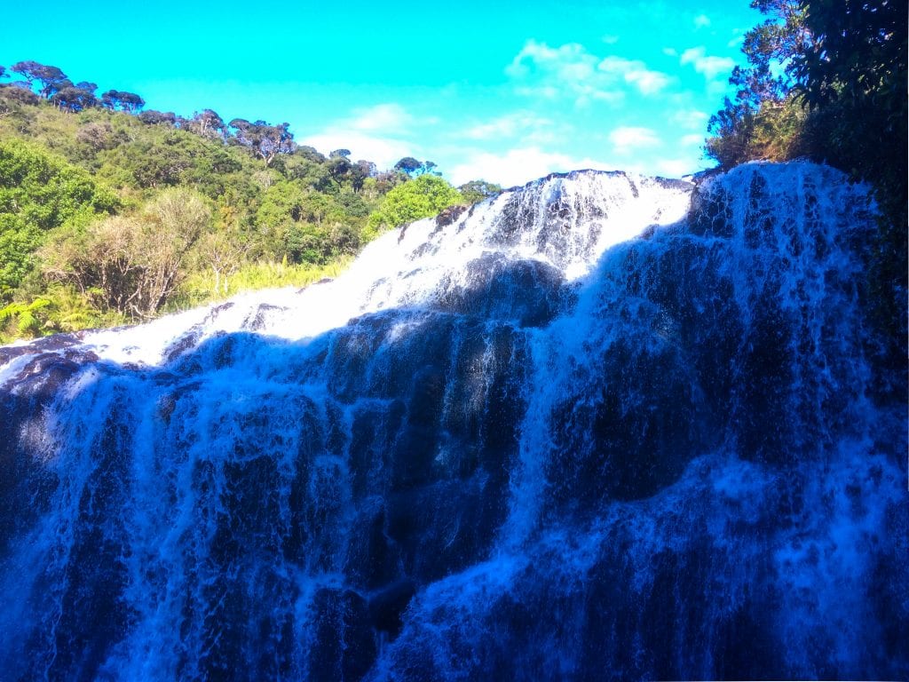 Baker's Falls in Sri Lanka