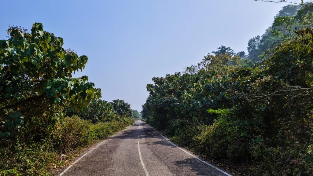 Beautiful Road Towards Zero Point in Netrokona