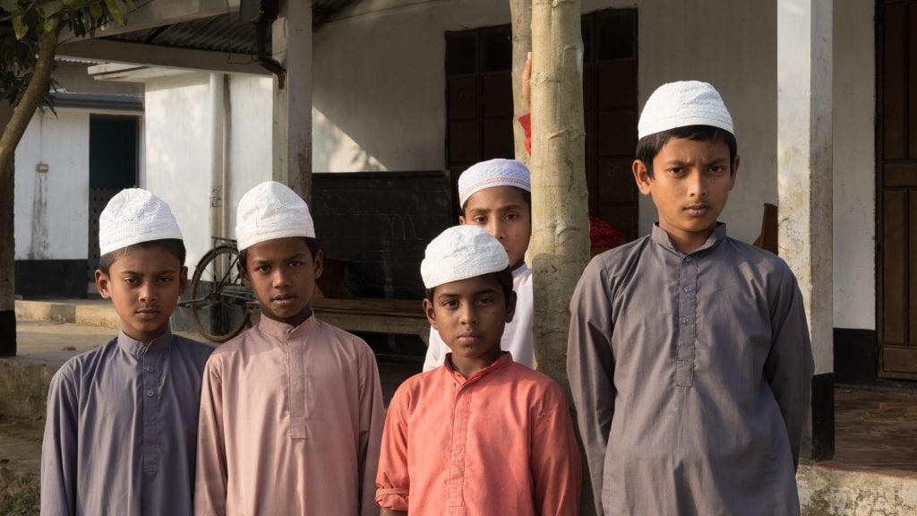 Children at Madrasa in Birishiri, Bangladesh