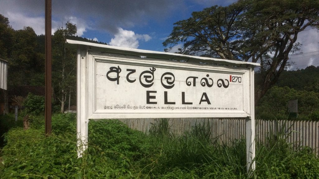 Ella Station in Sri Lanka