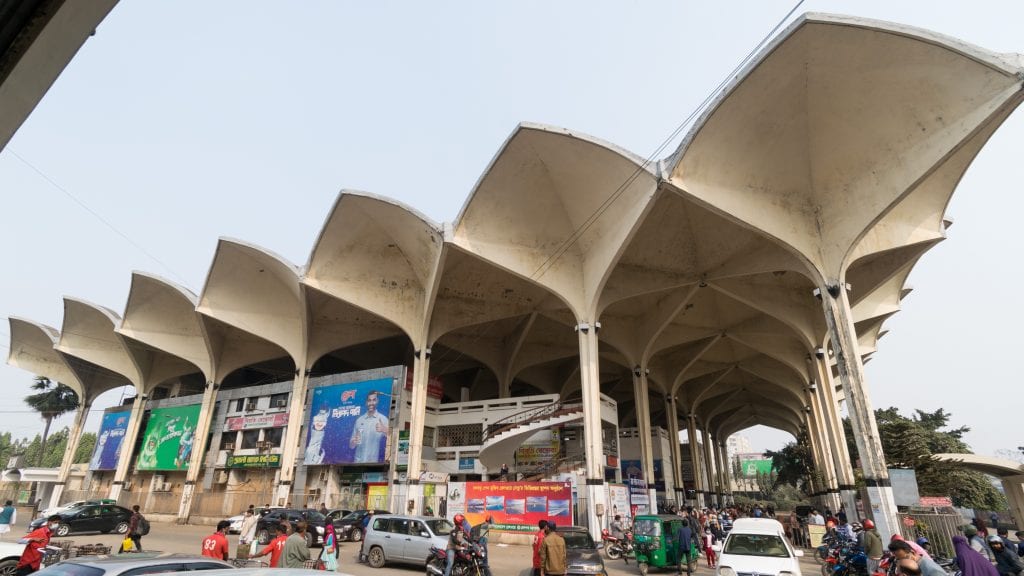 Kamalapur Railway Station in Dhaka