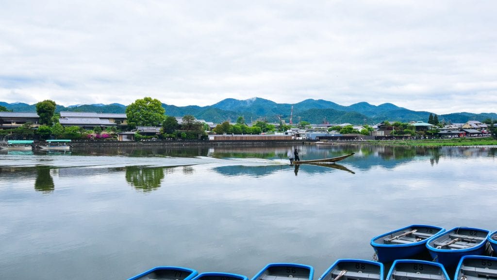 Katsura River in Arashiyama