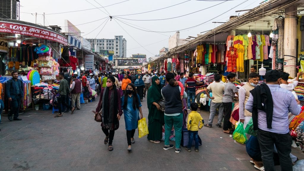 New Market in Dhaka Bangladesh