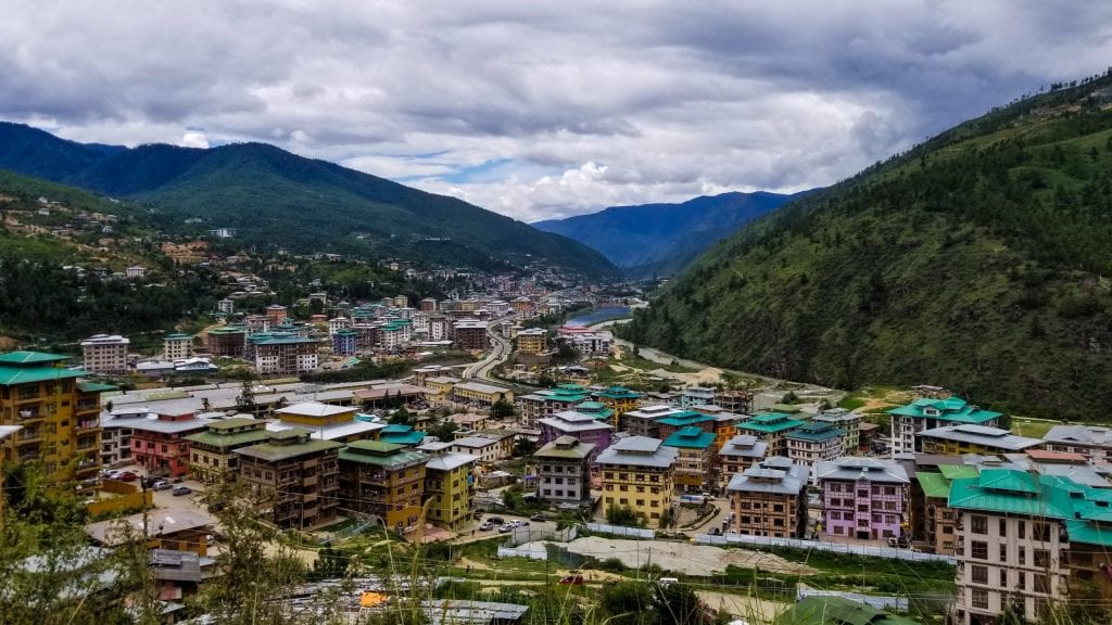 Beautiful Thimphu in Bhutan