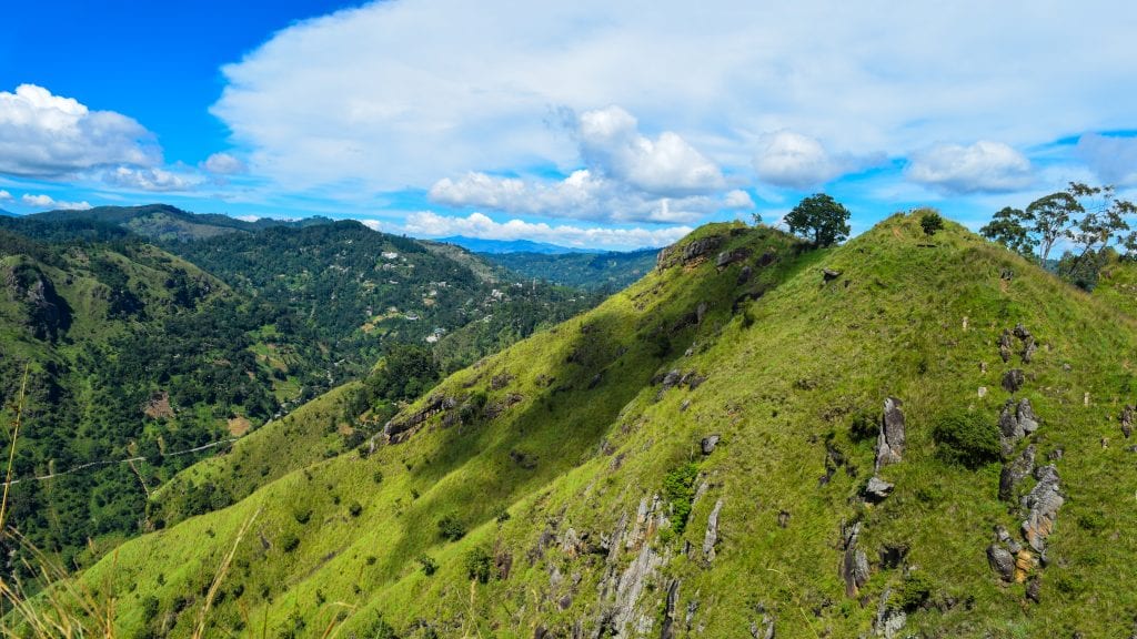 Clouds Over Little Adam's Peak in Ella, Sri Lanka