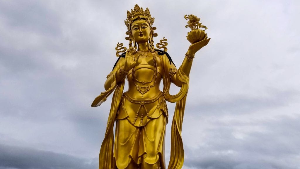 Gold Statue in Buddha Dordenma Bhutan