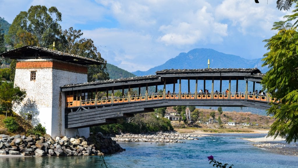 Bridge of Punakha Dzong