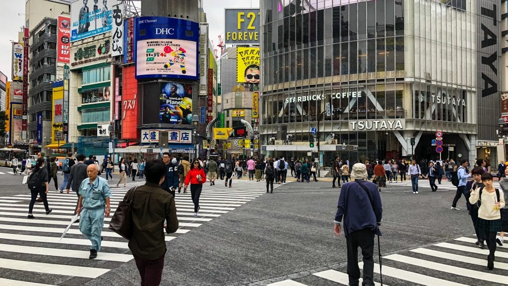 Tokyo Shibuya Station 100-Foot Anime Mural Info