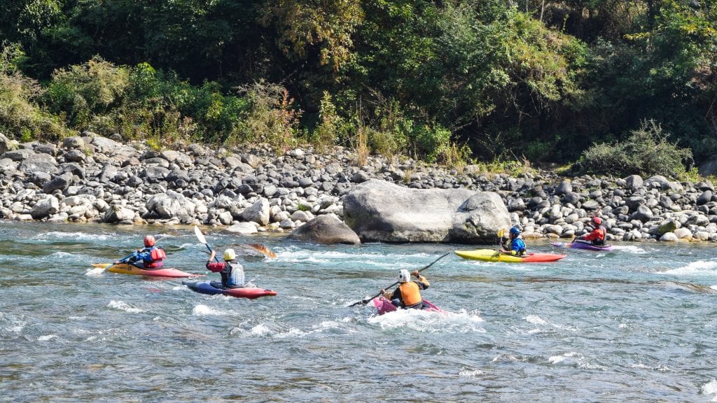 Water Rafting in Punakha, Bhutan