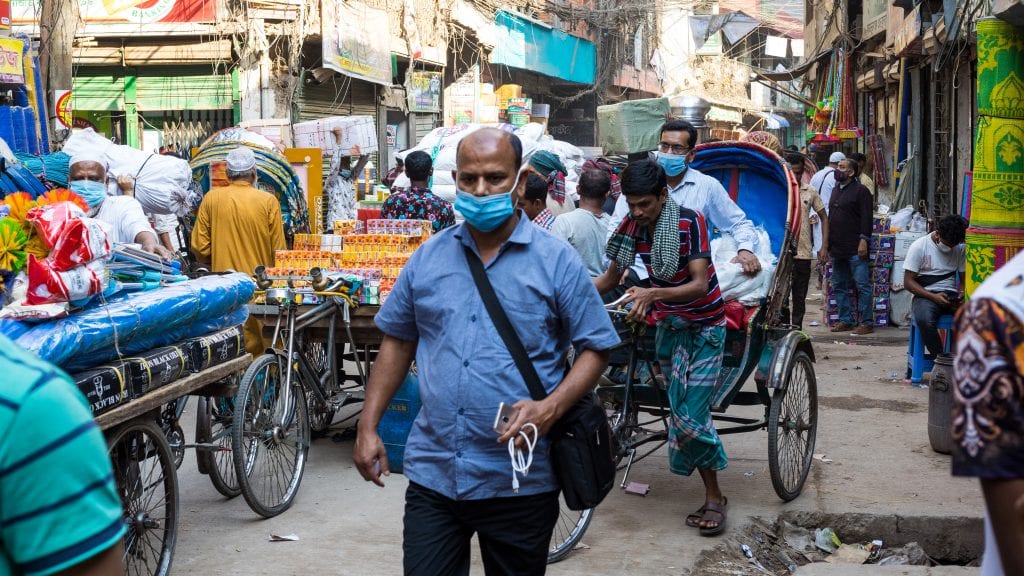 Busy Old Dhaka Street