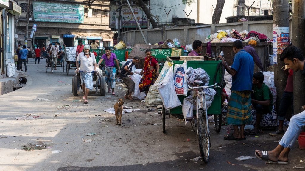 Dustbins in Old Dhaka