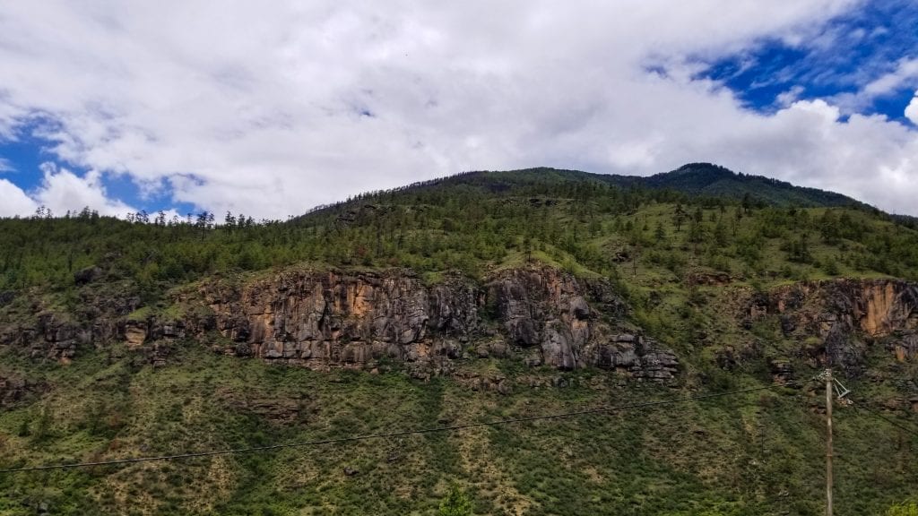 A Grand Mountain in Bhutan