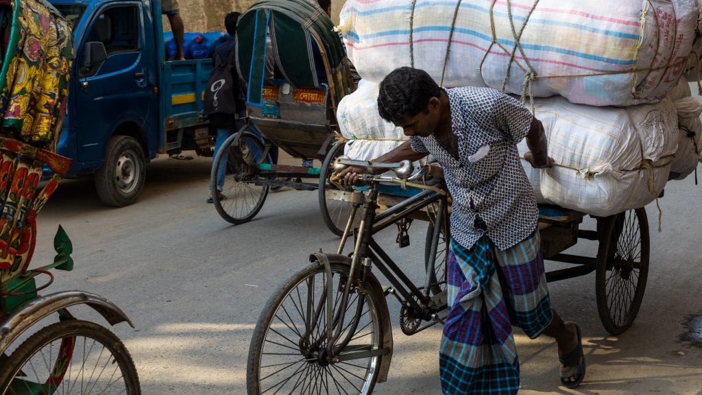 Manual Van in old Dhaka