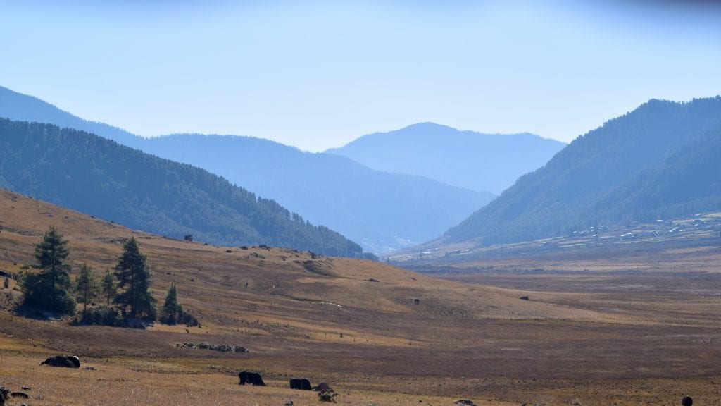 Phobjikha Valley in Bhutan