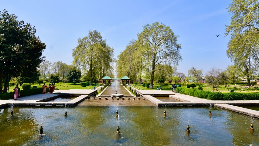 Shalimar Bagh Mughal Garden in Srinagar, Kashmir