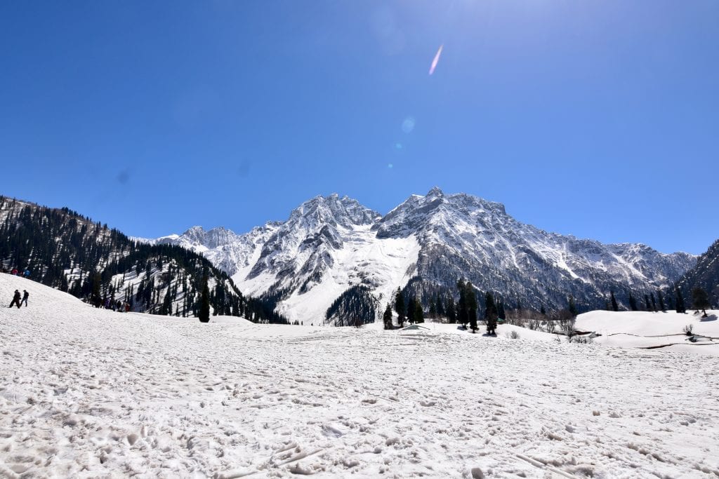 Snowy Sonamarg in Kashmir