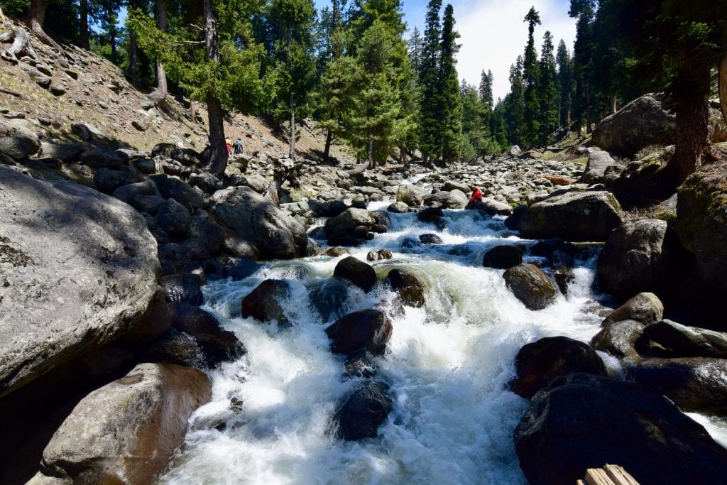 Water Stream in Pahalgam