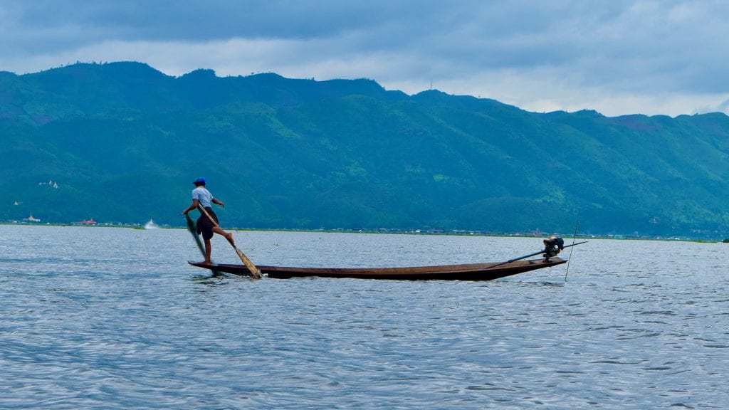 Fisherman in Inle Lake