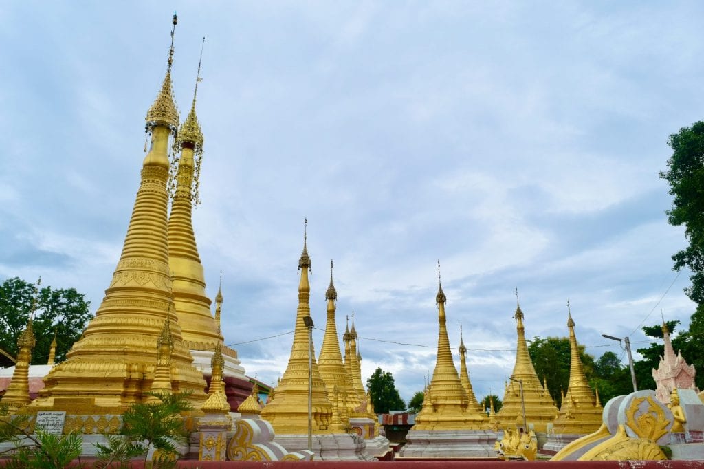 Pagoda in Nyaung Shwe Myanmar