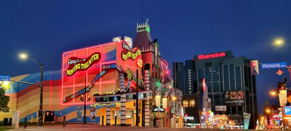 Niagara town at Night