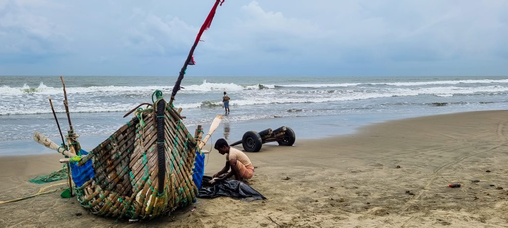 Fisherman in Cox's Bazar