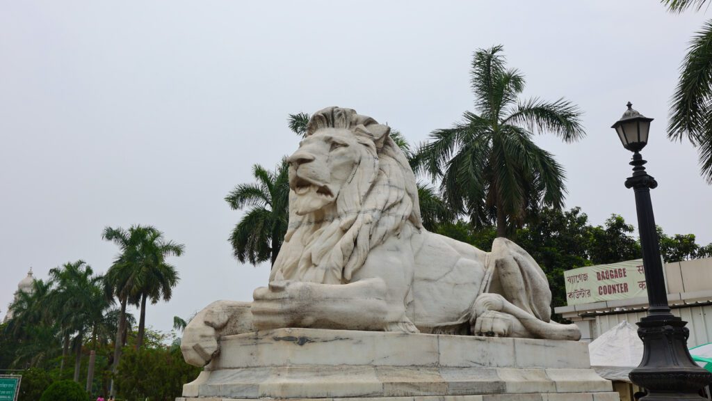 Lion in Victoria Memorial