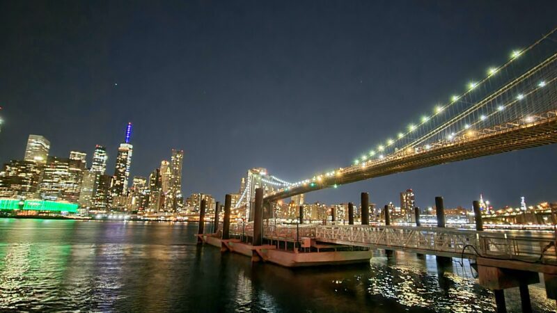 Brooklyn bridge park in New York