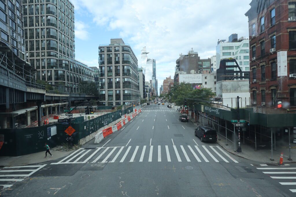 High line park in New York