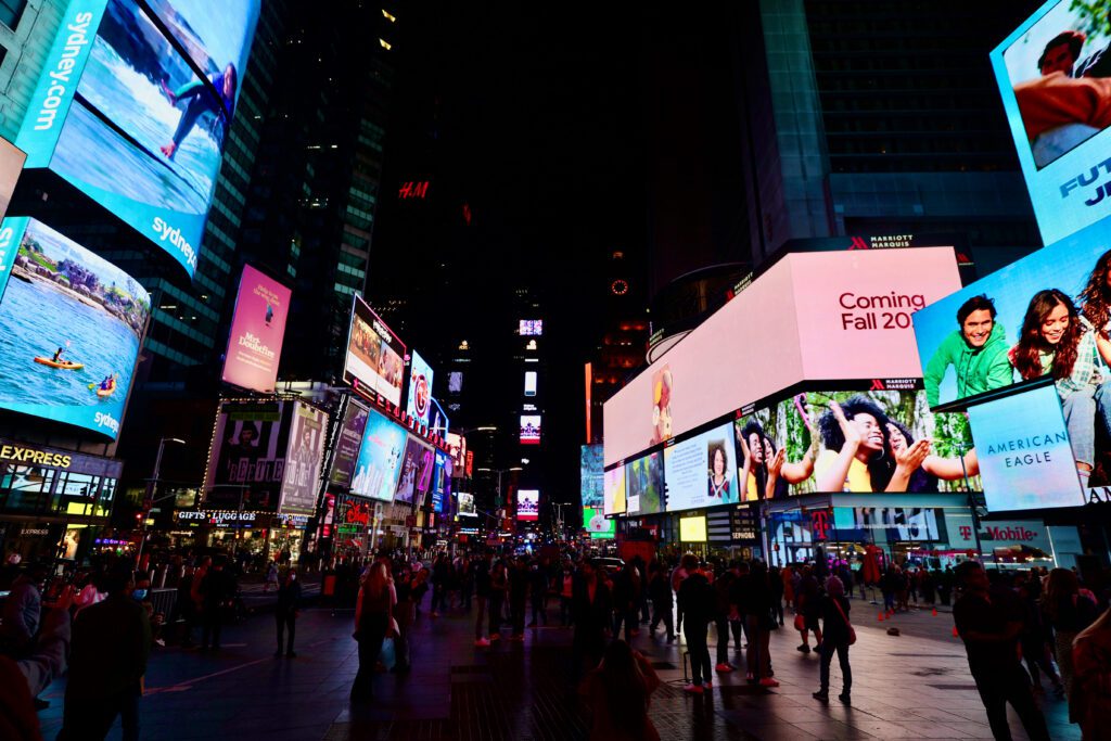 Times square in New York