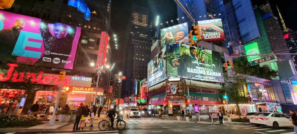 Times square in NY