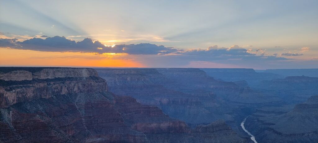 Sunset in Grand Canyon